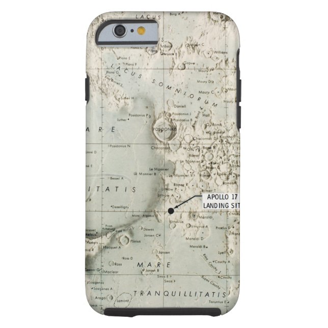 COQUES Case-Mate iPhone L'ESPACE : LUNE MAP, 1972 (Dos)