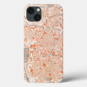 Etui iPhone 13 L'Espagne : Carte de Madrid, C1920