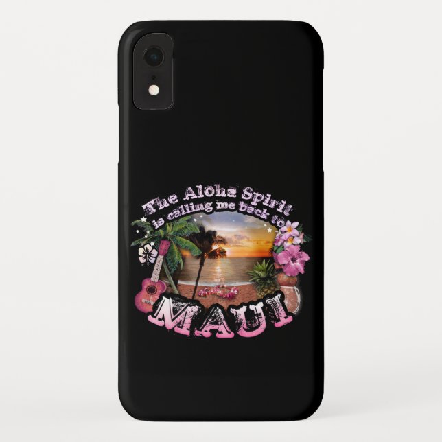 Coques Case-Mate iPhone L'Esprit Aloha me rappelle à Maui (Dos)