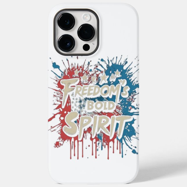 Coques Case-Mate iPhone L'esprit audacieux de la liberté" (Verso)