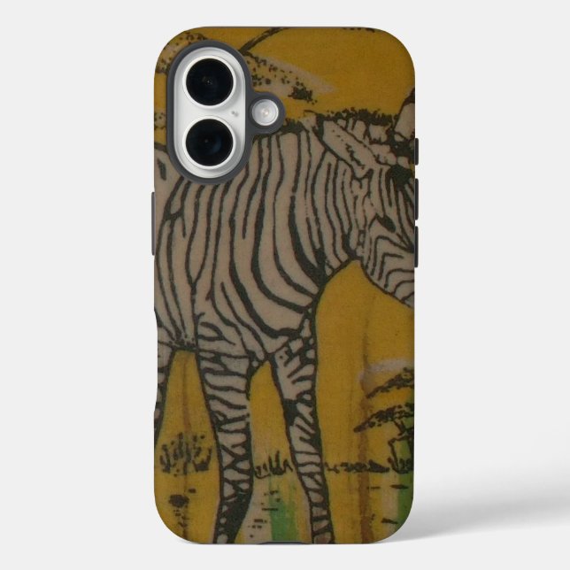 Coques Case-Mate iPhone L'Esprit du Serengeti : Le Grazing du Zèbre dans l (Verso)