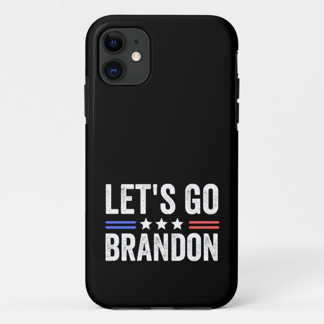 Coques Case-Mate iPhone LET’S GO BRANDON Cardinal (Dos)
