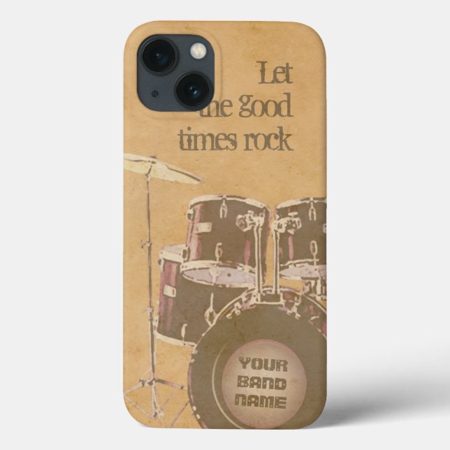 Coques Case-Mate iPhone Let the Good Times Rock (personnalisable) (Verso)