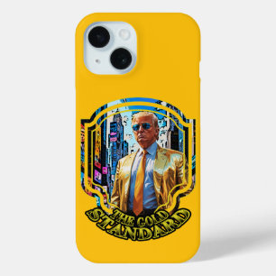 Coque Case-Mate iPhone L'étalon or - Président Trump 2024