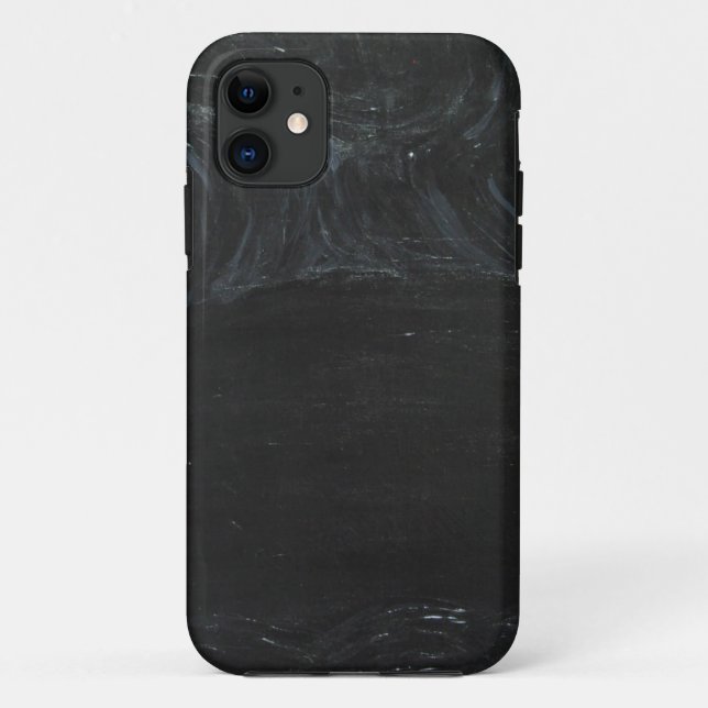 Coques Case-Mate iPhone L'étang noir (minimalisme noir) (Dos)