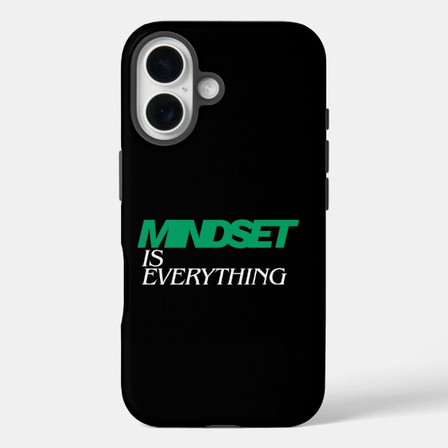 Coques Case-Mate iPhone L'état d'esprit est tout, Inspirant, Motivant (Verso)