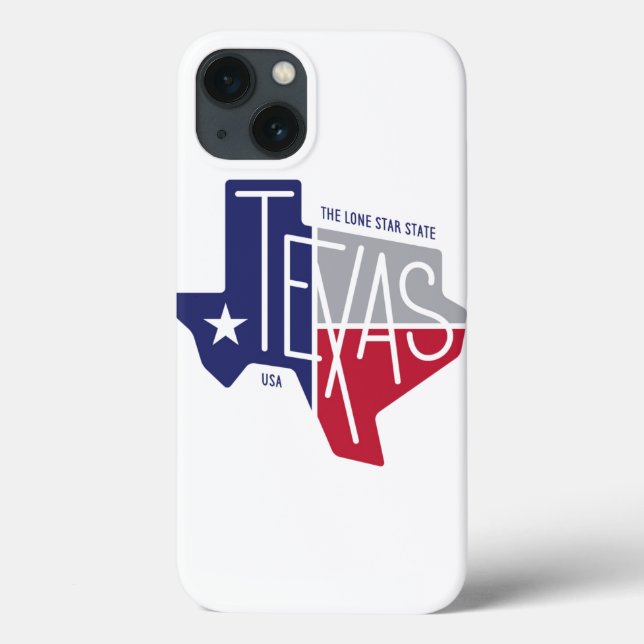 Coques Case-Mate iPhone L'état solitaire d'étoile (Verso)