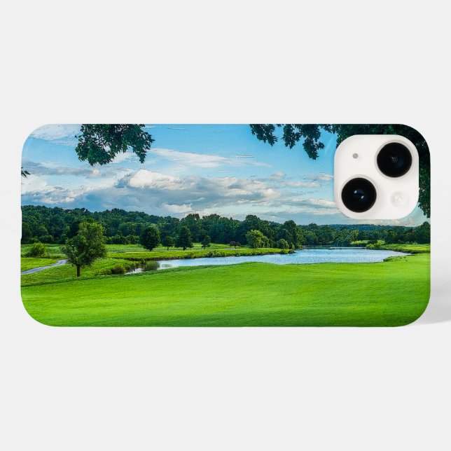 Coques Case-Mate iPhone L'Été Au Golf (Verso (horizontal))