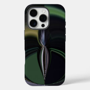 Coque iPhone 16 Pro L'Étreinte d'Aurora Abstrait de Kaléidoscope Cos