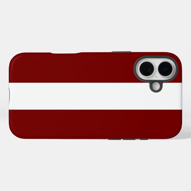 Coques Case-Mate iPhone Lettonie (Verso (horizontal))