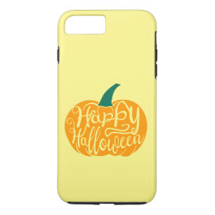 Case-Mate iPhone Case lettrage Happy Halloween sur citrouille sculptée