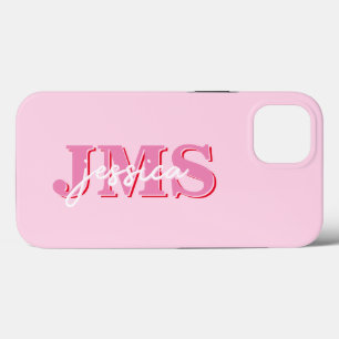 Case-Mate iPhone CASE LETTRE 3 ROSE NOIR CONTEMPORAINE MONOGRAPHIQUE INI