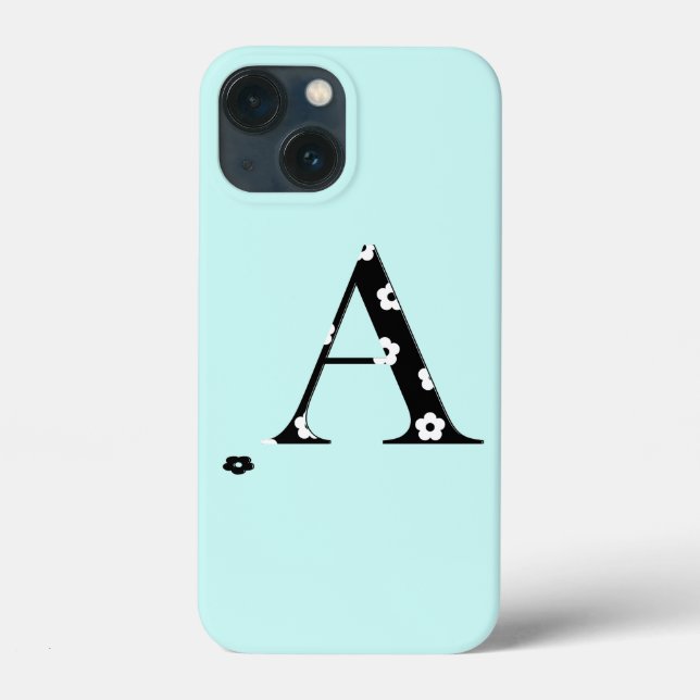 Coques Case-Mate iPhone Lettre à motifs floraux A Boîtier iPod Touch (Verso)