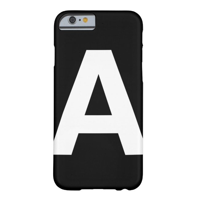 Coques Case-Mate iPhone Lettre audacieuse helvetica A, cas de l'iPhone 6 (Dos)