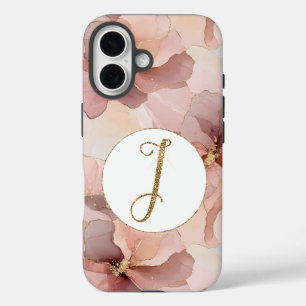 Coque Pour iPhone 16 Lettre de Parties scintillant en or flou I (comme
