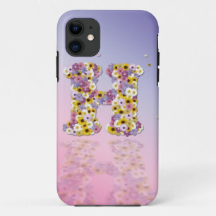 Coque Case-Mate Pour iPhone Lettre fleurie H