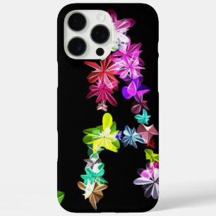 Coque iPhone 16 Pro Max LETTRE Florale A ART
