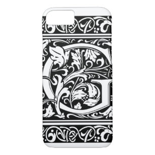 Coques Pour iPhone Lettre G Monogramme médiéval Art Nouveau
