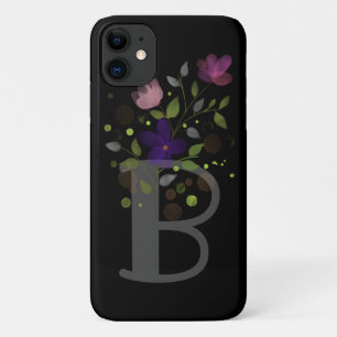 Case-Mate iPhone Case LETTRE INITIALE B PLUS MODE Floral