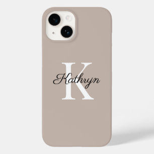 Coque Case-Mate iPhone Lettre initiale de monogramme bohème