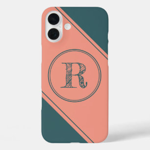 COQUE POUR iPhone 16 PLUS LETTRE INITIALE NOUVELLE MODÈLES MONOGRAPHIQUES