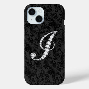 Coque Case-Mate iPhone Lettre J en diamants