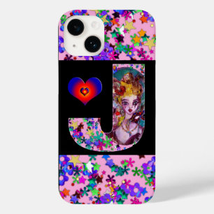COQUES POUR iPhone LETTRE J MONOGRAMME DE MASQUÉRADE VALENTINE VÉNÉTI