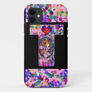 Case-Mate iPhone CASE LETTRE T MONOGRAMME DE MASQUÉRADE VALENTINE VÉNÉTI