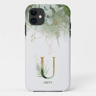 Case-Mate iPhone Case Lettre U Elegant Fern & Succulent