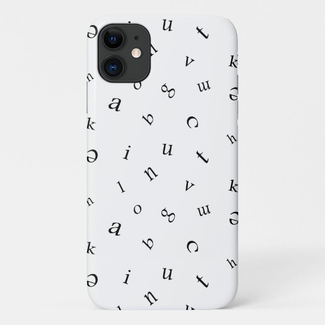 Coques Case-Mate iPhone Lettres (Dos)