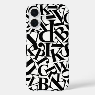 Coque Pour iPhone 16 Lettres alphabétiques