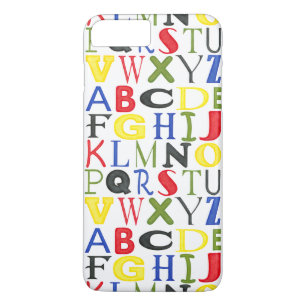 Coque iPhone 7 Plus Lettres brillamment colorées par Megan Meagher
