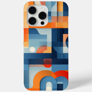 Coque Case-Mate iPhone Lettres en bleu et orange