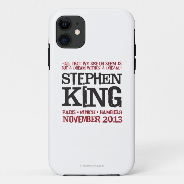 Coques Case-Mate iPhone L'euro visite de Stephen King (Dos)