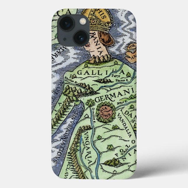 COQUES Case-Mate iPhone L'EUROPE EN TANT QUE REINE, 1588 (Verso)