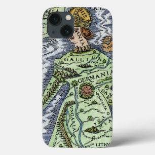 ETUI iPhone 13 L'EUROPE EN TANT QUE REINE, 1588