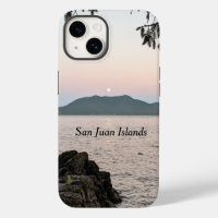 Lever de lune sur les îles San Juan