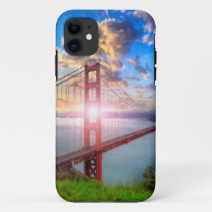Coques Pour iPhone Lever de soleil de Golden Gate