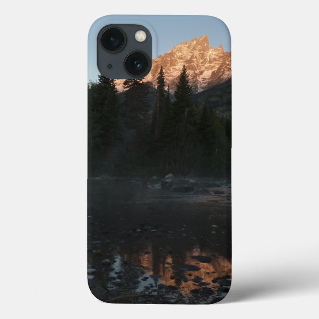 Coques Case-Mate iPhone Lever de soleil de Grand Teton à Cottonwood Creek (Verso)