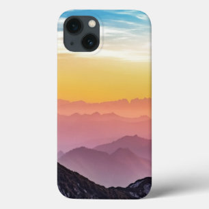 Case-Mate iPhone Case Lever de soleil montagneux paisible coloré inspira
