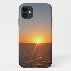 Coque iPhone 11 Lever du soleil à Sea III Océan Horizon