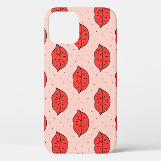 Case-Mate iPhone Case Lèvres caricaturales : motif féministe de doodle.