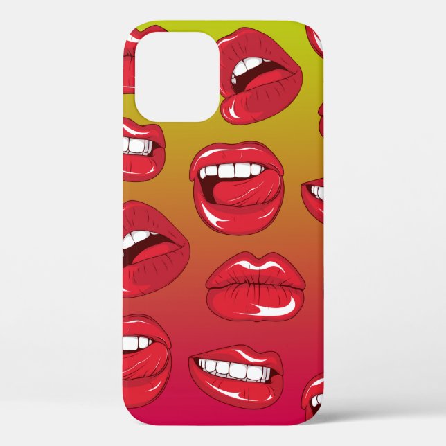Coques Case-Mate iPhone Lèvres chaudes (Verso)