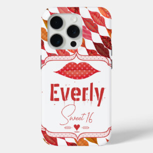 Coque Case-Mate iPhone Lèvres Hipster Vintage Retro Sweet 16