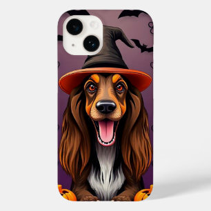 Coque Case-Mate iPhone Lévrier Afghan halloween Chien Élégant Sorcière Ch