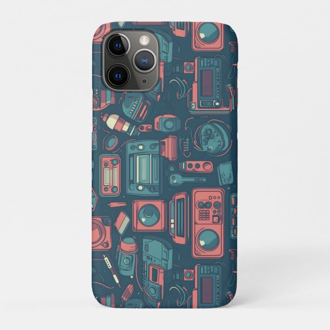 Coques Case-Mate iPhone L'explosion du passé : la technologie des années 8 (Dos)