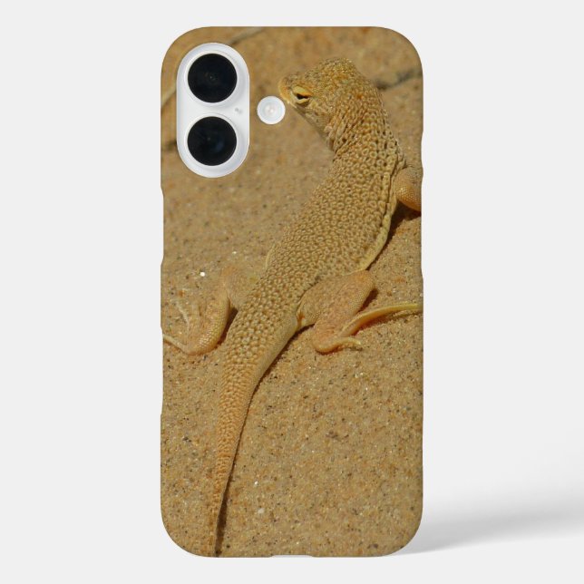 Coques Case-Mate iPhone Lézard à doigts frangés du Mojave (Verso)