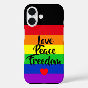 Coque Pour iPhone 16 #LGBT #love #pride #gay #lesbiennes #freedom #para