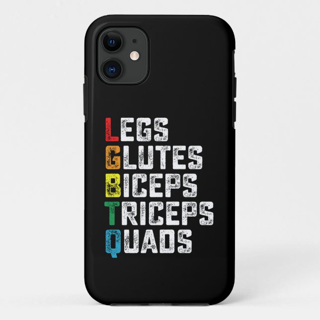 Coques Case-Mate iPhone LGBTQ Jambes Fessiers Biceps Triceps Quadriceps Dr (Dos)