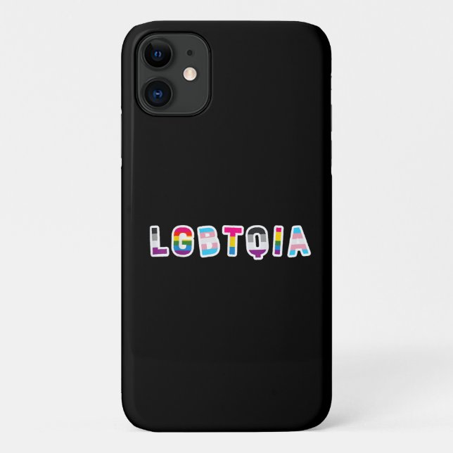 Coques Case-Mate iPhone LGBTQIA Pride Drapeau LGBT Asexué Bi Pansexuel (Dos)